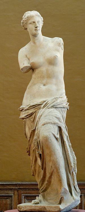 So-called “Venus de Milo” (Aphrodite from Melo...