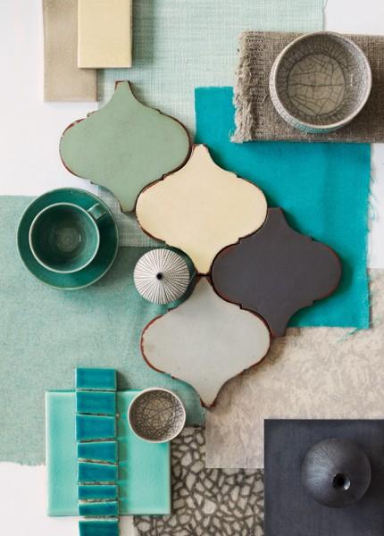 Palette turquoise