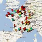 Carte des suicides et tentatives sur Les Blessés de Next Carte des suicides et tentatives sur Les Blessés de Next