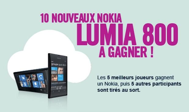 [Jeu] Qui veut gagner un Nokia Lumia 800 ?