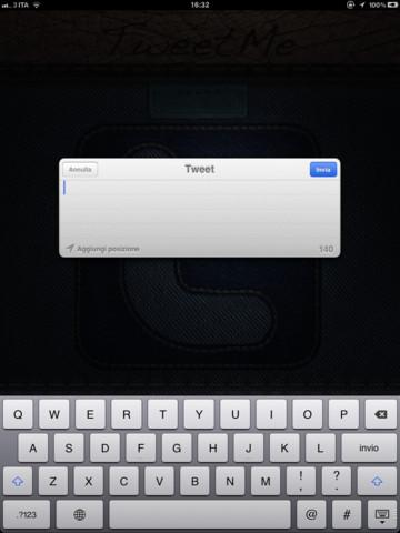 TweetMe pour iPhone/iPad: Tweeter rapidement