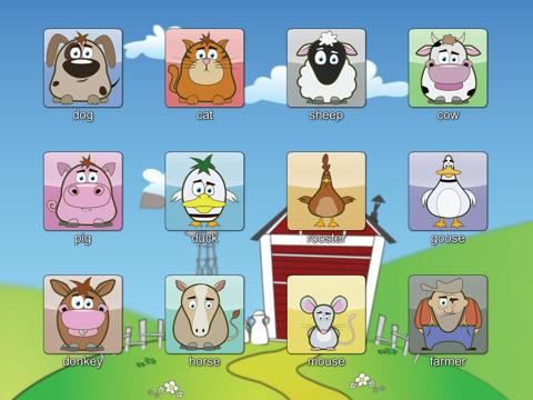 Le jeu SoundBoom pour enfants est Gratuit: Reconnaître les bruits de la ferme