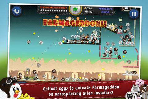 Le jeu Chicken Balls pour iPhone et iPad: un clone du Jeu Angry Birds est Gratuit