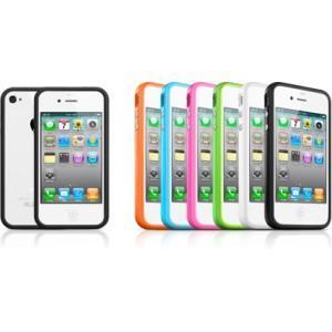 Bumpers iPhone et iPhone4S avec Bouton métal à 4,6€