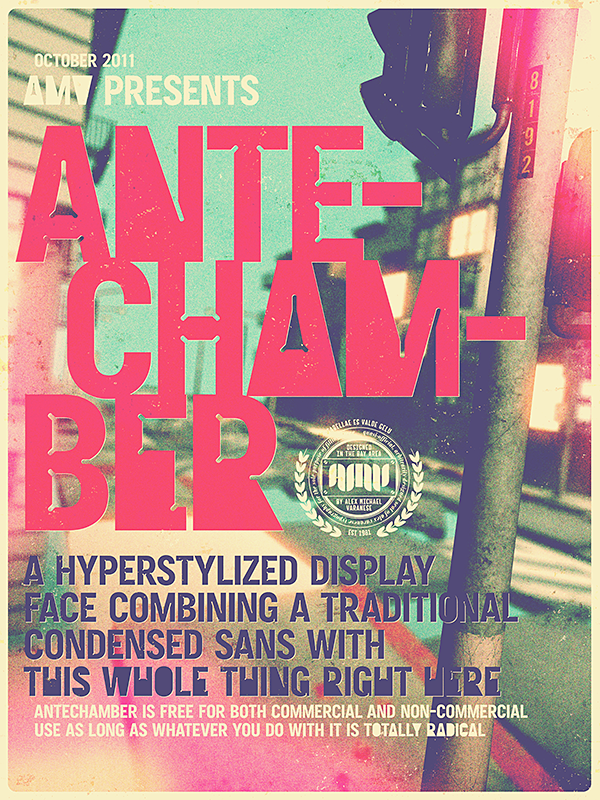 Antechamber, typographie gratuite