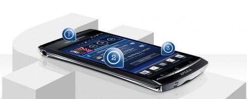 Facebook inside Xperia arc 490x197 Android 2.3.4 pour les Sony Ericsson Xperia !