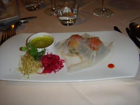 20110923 Oth Sombath 02 st jacques roties sauce coriandre Oth Sombath, high thaï (ChrisoScope)