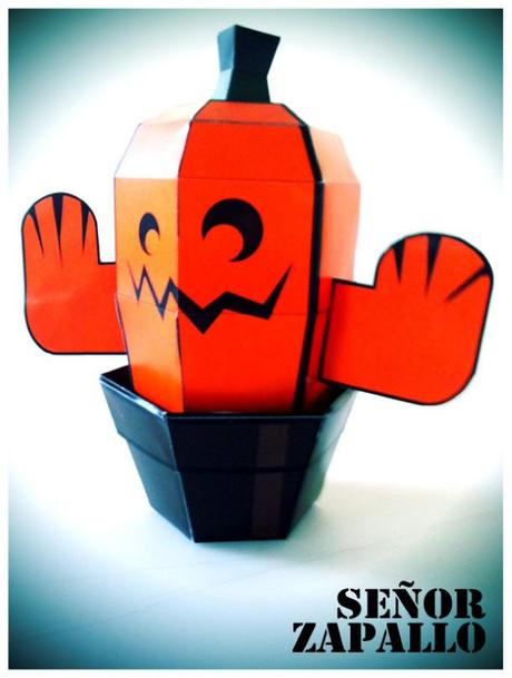 Blog_Paper_Toy_papertoy_Senor_Zapallo_pic Señor Zapallo : Mi-cactus Mi-citrouille