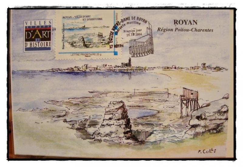 Emission Timbre-Poste de l'Eglise de Royan