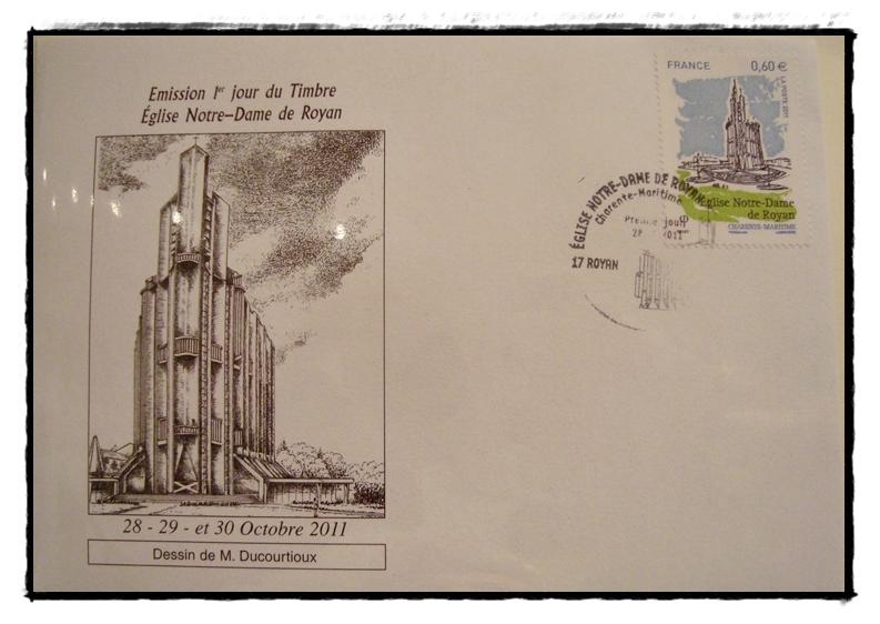Emission Timbre-Poste de l'Eglise de Royan