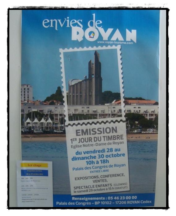 Emission Timbre-Poste de l'Eglise de Royan