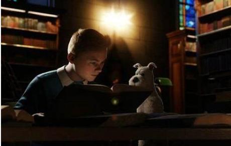 TINTIN PREND DU RELIEF