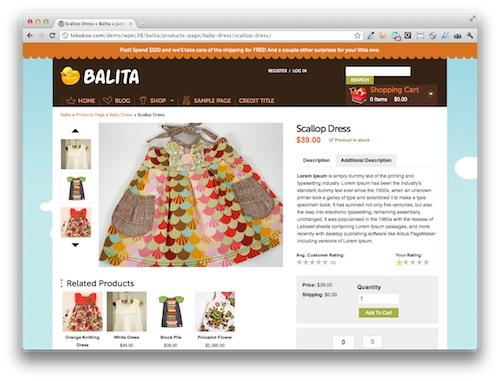 balita2 small Freebie : Balita   un thème E commerce pour Wordpress