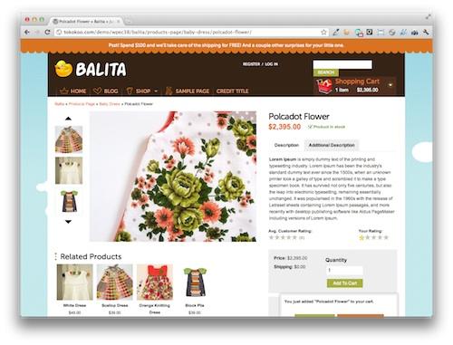 balita3 small Freebie : Balita   un thème E commerce pour Wordpress