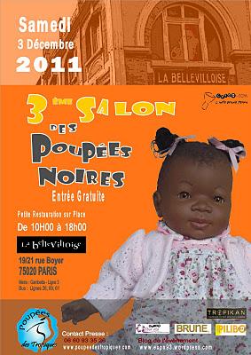 3 salon des poupées noires - Sam 3 dec.
