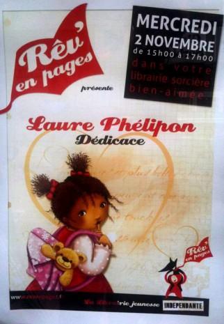 affiche dédicaces laure Phelipon