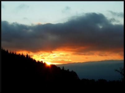 Lever de soleil éclatant !