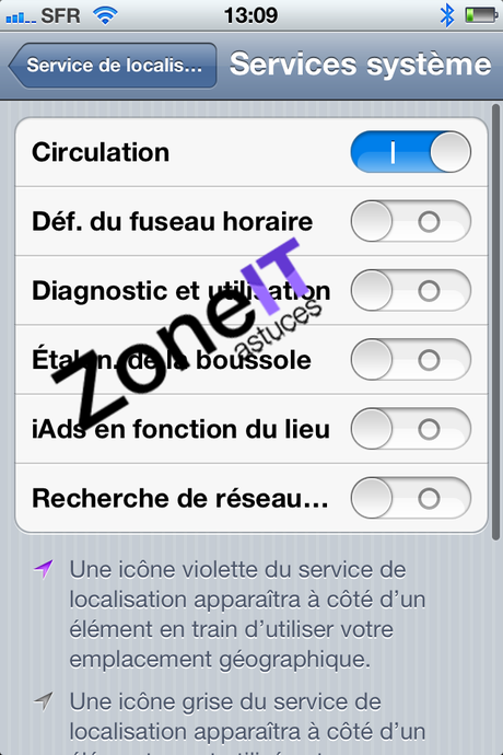 Screen #1 Corriger partiellement le problème de batterie de l’iPhone 4S.