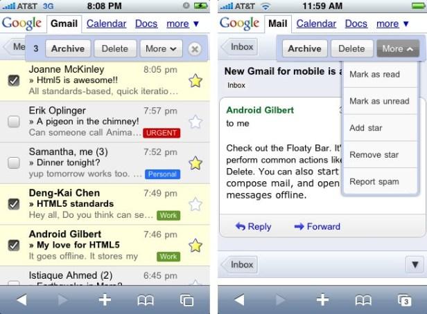 gmail Application Gmail pour bientôt