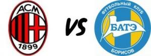 Notes : BATE Borisov – AC Milan