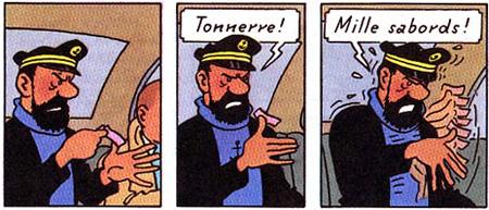 (Sparadrap de Haddock) Saleté de nom d'une pipe de truc qui ne veut pas partir !