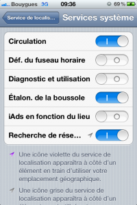 Une première astuce pour préserver votre batterie sous iOs 5!?