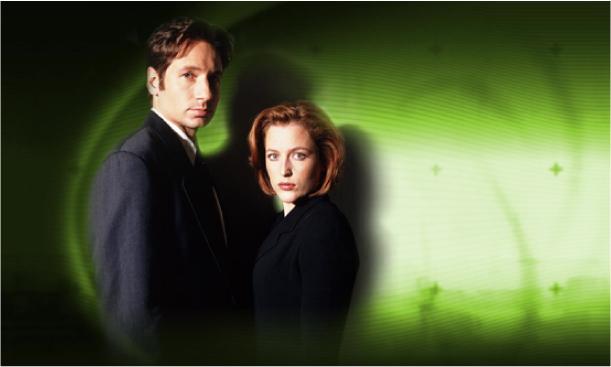 Mulder et Scully de X-Files (x 2)