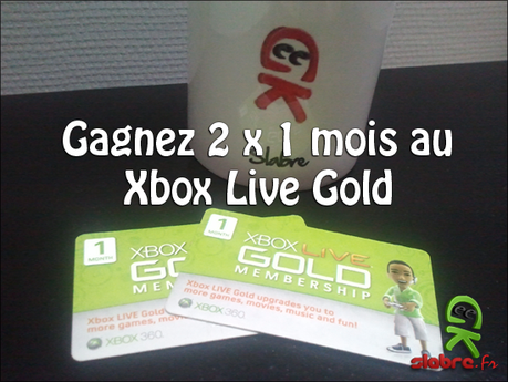 Gagnez 2 x 1 mois au Xbox Live Gold avec Slabre !