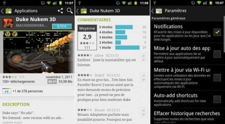 android market 3.3.111 630x348 600x331 Nouvelle version pour l’Android Market