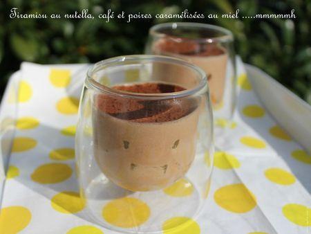 Tiramisu au nutella, café et poires caramélisées au miel!! IMG_3479