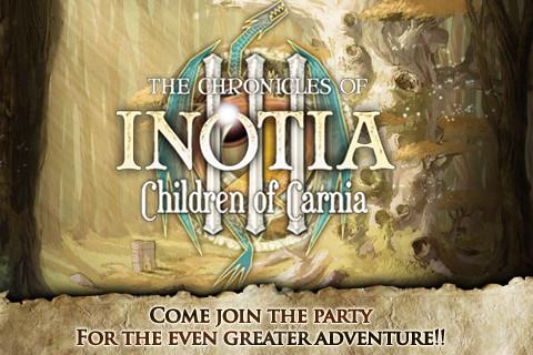 Le sublime jeu Inotia 3: Les enfants de Carnia pour iPhone/iPad est en promo