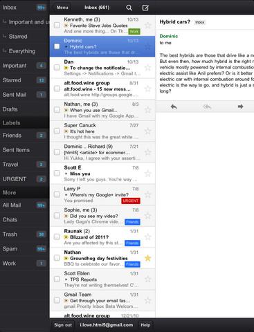 [edit: Retiré de l'App Store - TROP de BUGS]L’application Gmail pour iPhone/iPad est disponible sur l’App Store