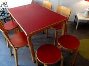 Table chaises Alvar Aalto