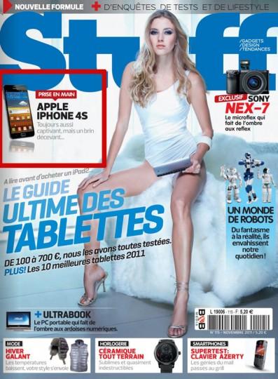 Stuff 397x540 Galaxy Note, le nouvel iPhone pour Stuff magazine