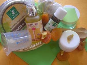 Fleur de massage hydratante