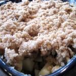 Le Streusel avant la cuisson 