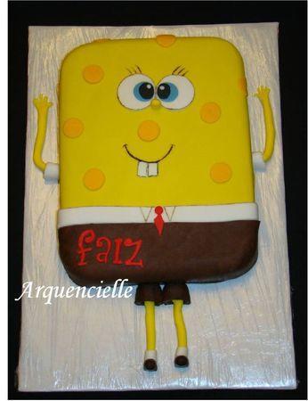 Gâteau Bod l'éponge Spongebob cake
