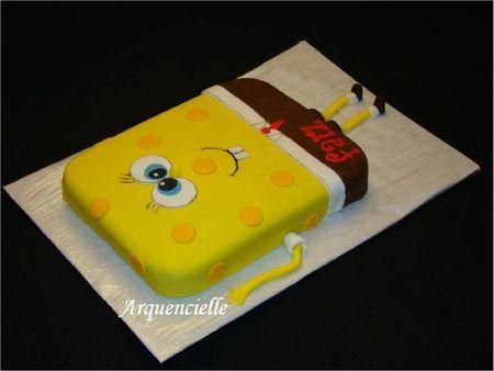 Gâteau Bod l'éponge biais Spongebob cake