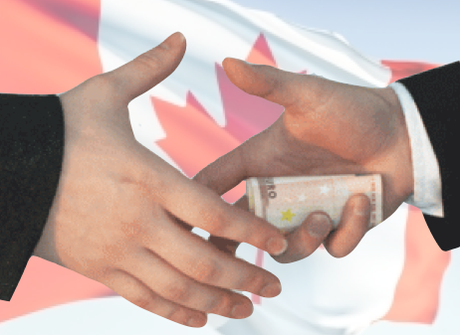 La corruption prend de l’ampleur au Canada