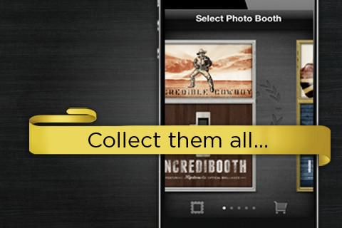 L’application IncrediBooth pour iPhone/iPad: Photomaton aux Effets Retro est Gratuit
