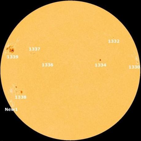 Sunspot 3 Nov 2011