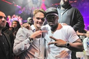 Quentin Carnaille et 50 cent à la fabrik