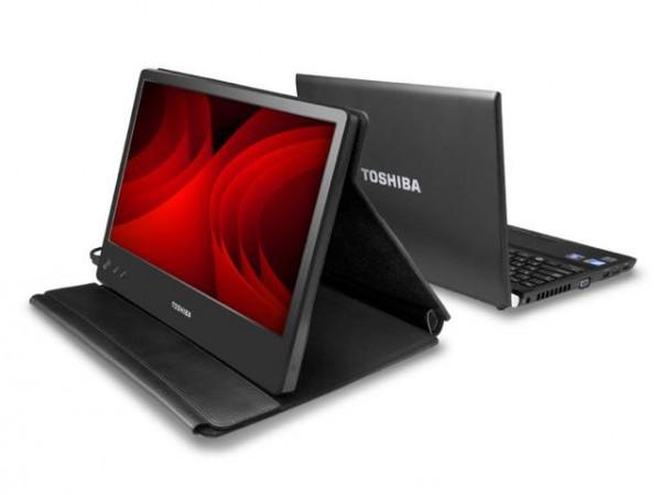 toshiba 600x449 Toshiba sort un écran USB pour portable