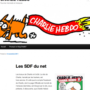 Charlie Hebdo a dû ouvrir un blog