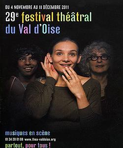 29ème Festival théâtral du Val d'Oise du 4 Novembre au 11 Décembre 2011