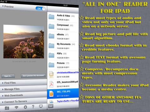 L’excellente application: Awesome Reader HD pour iPad est temporairement gratuite