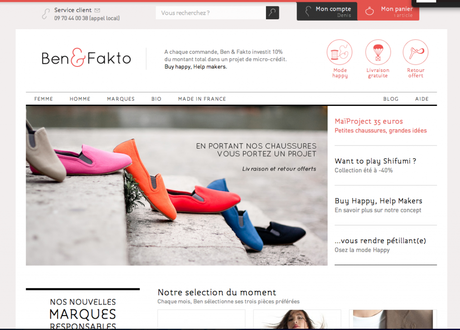 Capture d’écran ben&fakto S’habiller HAPPY tout en soutenant un micro-entrepreneur : la promesse Ben & Fakto !