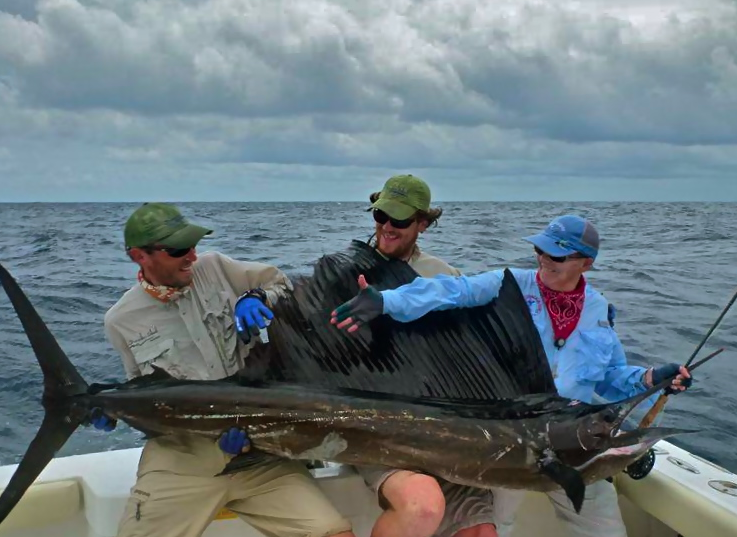 CHANTAL AND HER SAILFISH