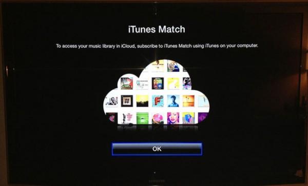 itunes match tv 600x363 MàJ : iTunes Match de retour... sur une Apple TV