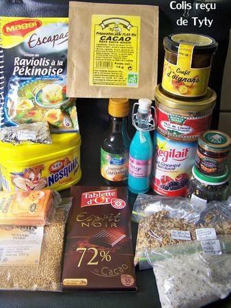 Colis reçu de Tyty